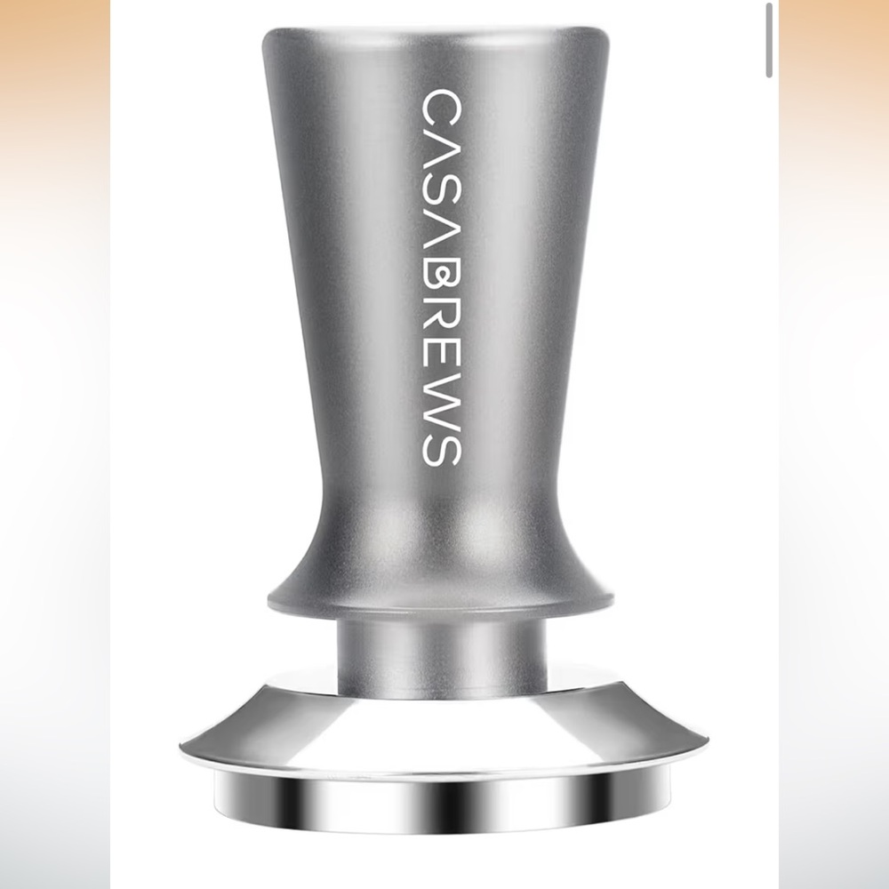 Stainless Steel Base Tamper Fits for 51mm Portafilter, Grey